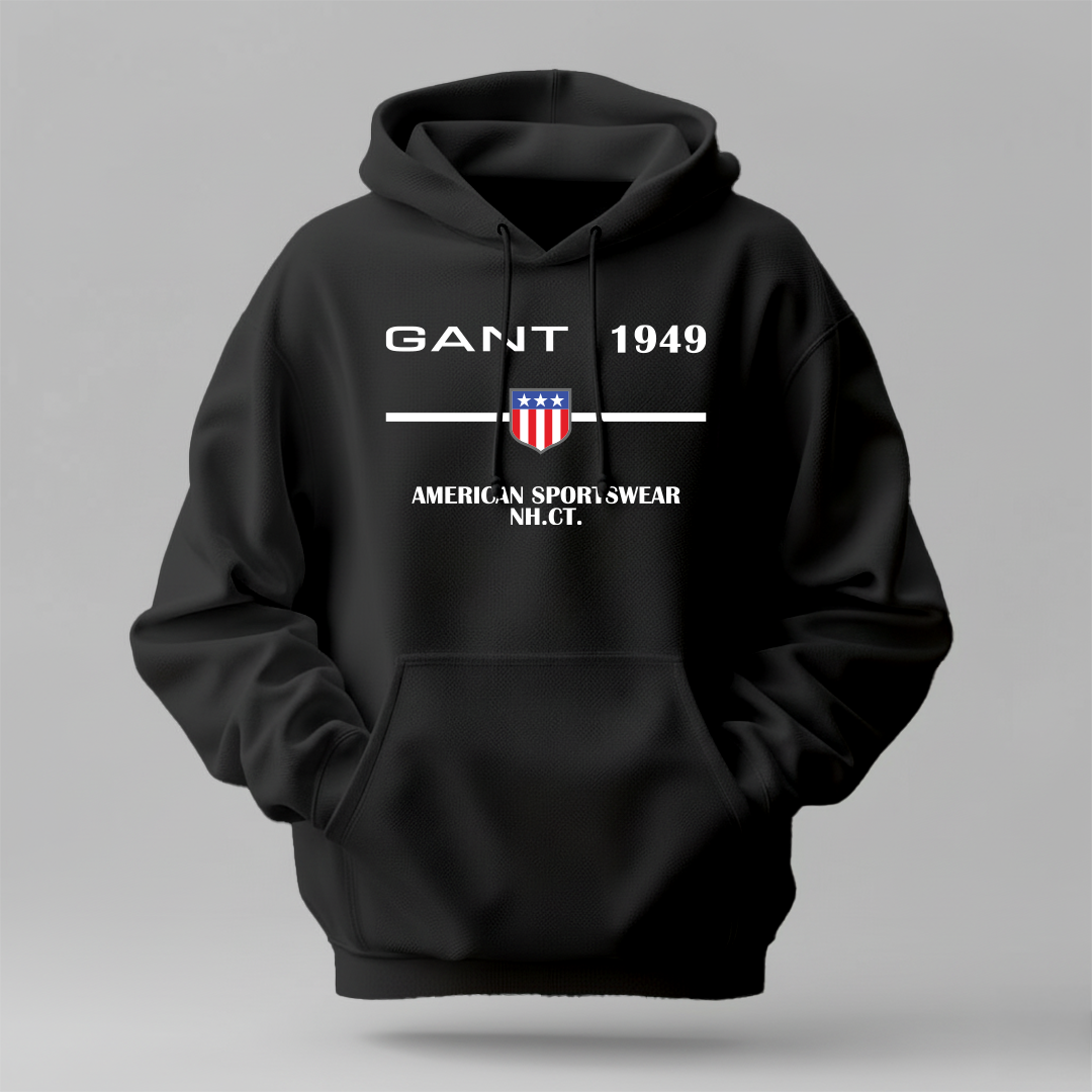 89.png GANT 1949- Winter Regular Fit Hoodie - Image 1