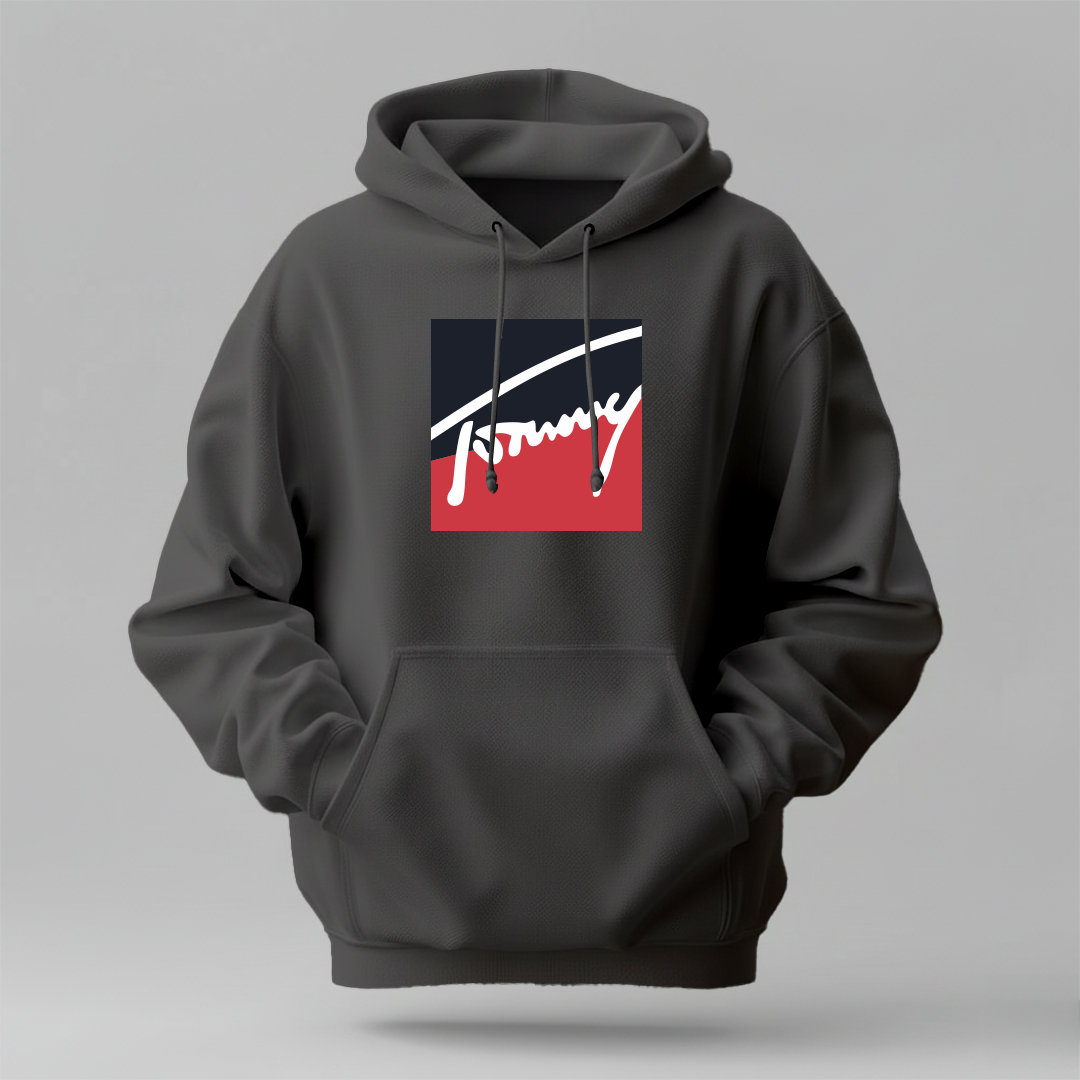 93.png Tommy logo - Winter Regular Fit Hoodie - Image 1